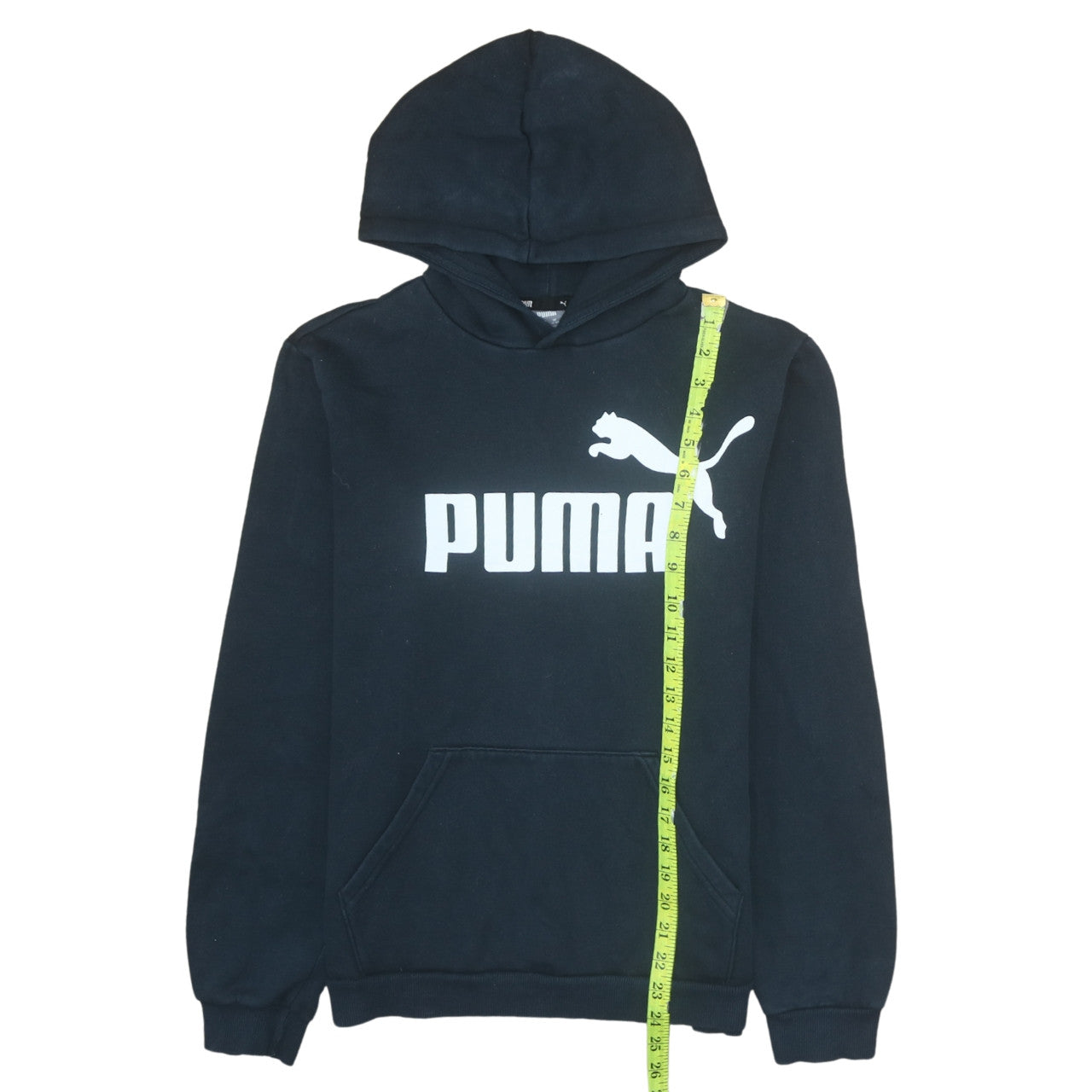 Boys UK Size 15-16 Years PUMA Black Pullover Hoodie