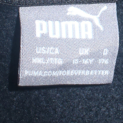 Boys UK Size 15-16 Years PUMA Black Pullover Hoodie