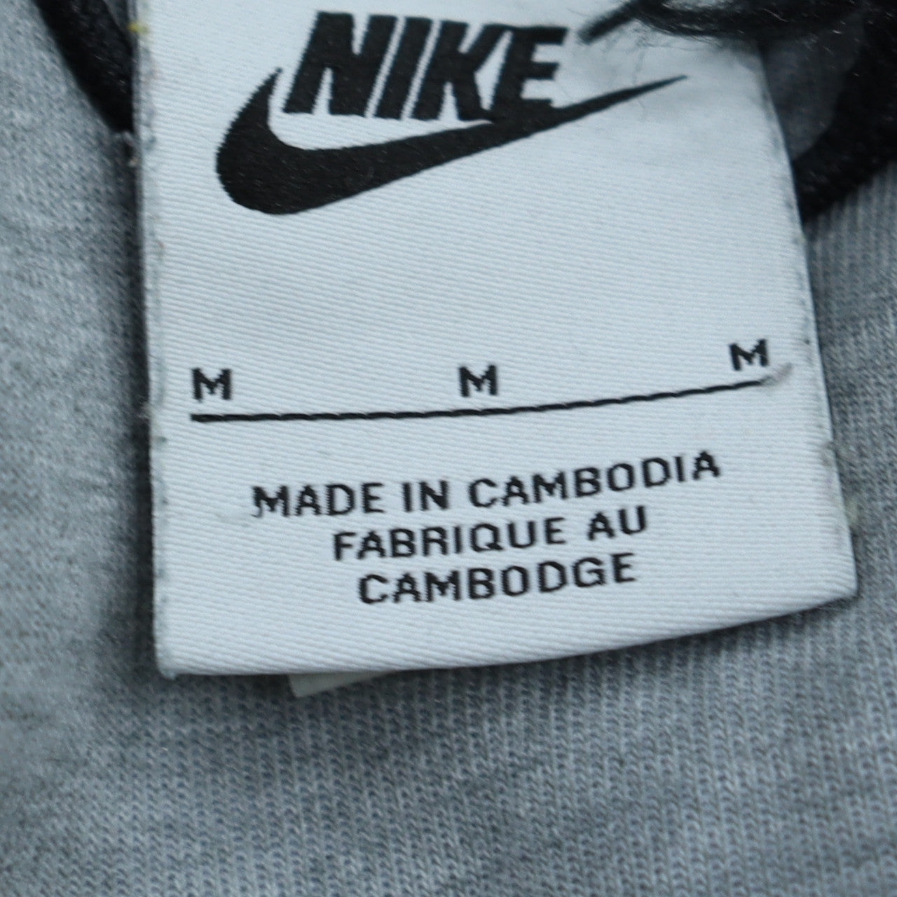 Mens UK Size M Nike Grey Full Zip Hoodie