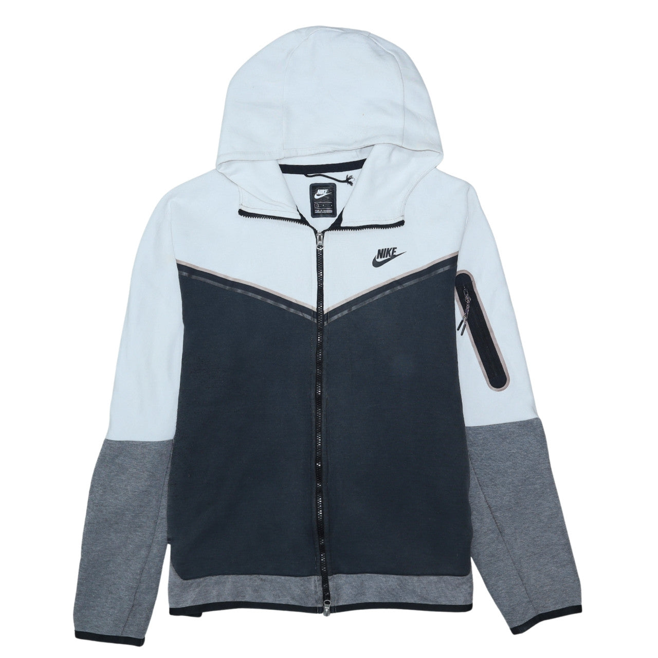 Mens UK Size L Nike Multicoloured Full Zip Hoodie
