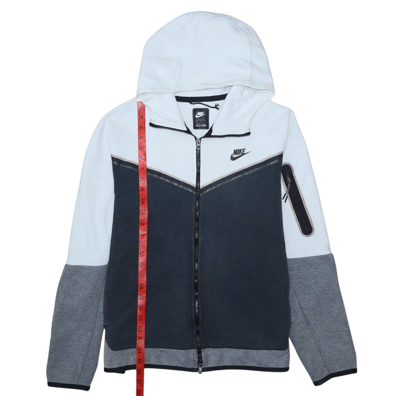 Mens UK Size L Nike Multicoloured Full Zip Hoodie