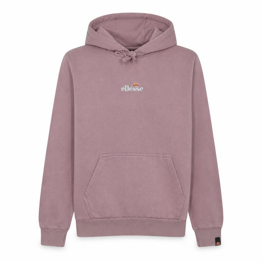 Front view of Ellesse women’s pink hoodie uk 12 pullover long sleeve hooded sweatshirt