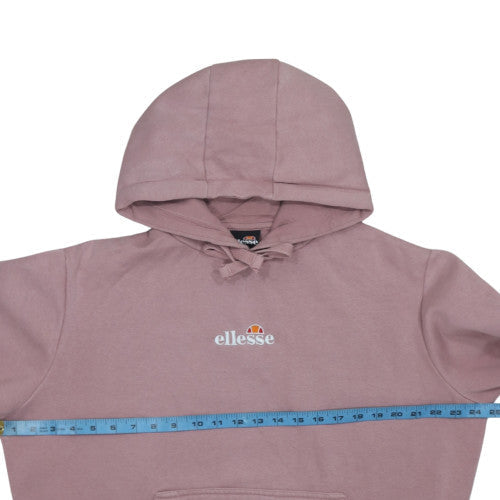 Womens UK Size 12 ellesse Pink Pullover Hoodie