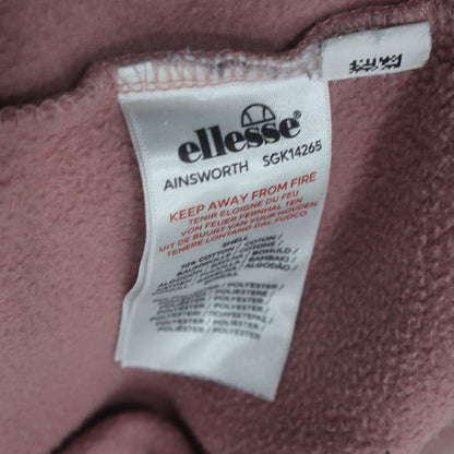 Womens UK Size 12 ellesse Pink Pullover Hoodie