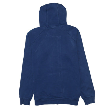 Mens UK Size S adidas Blue Full Zip Hoodie