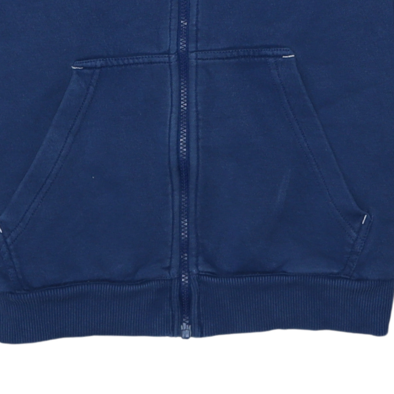 Mens UK Size S adidas Blue Full Zip Hoodie