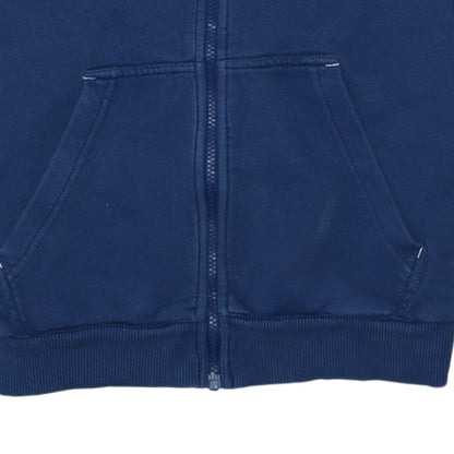 Mens UK Size S adidas Blue Full Zip Hoodie