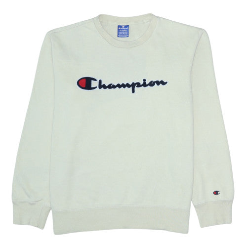 Mens UK Size XL Champion Beige Pullover Sweatshirt