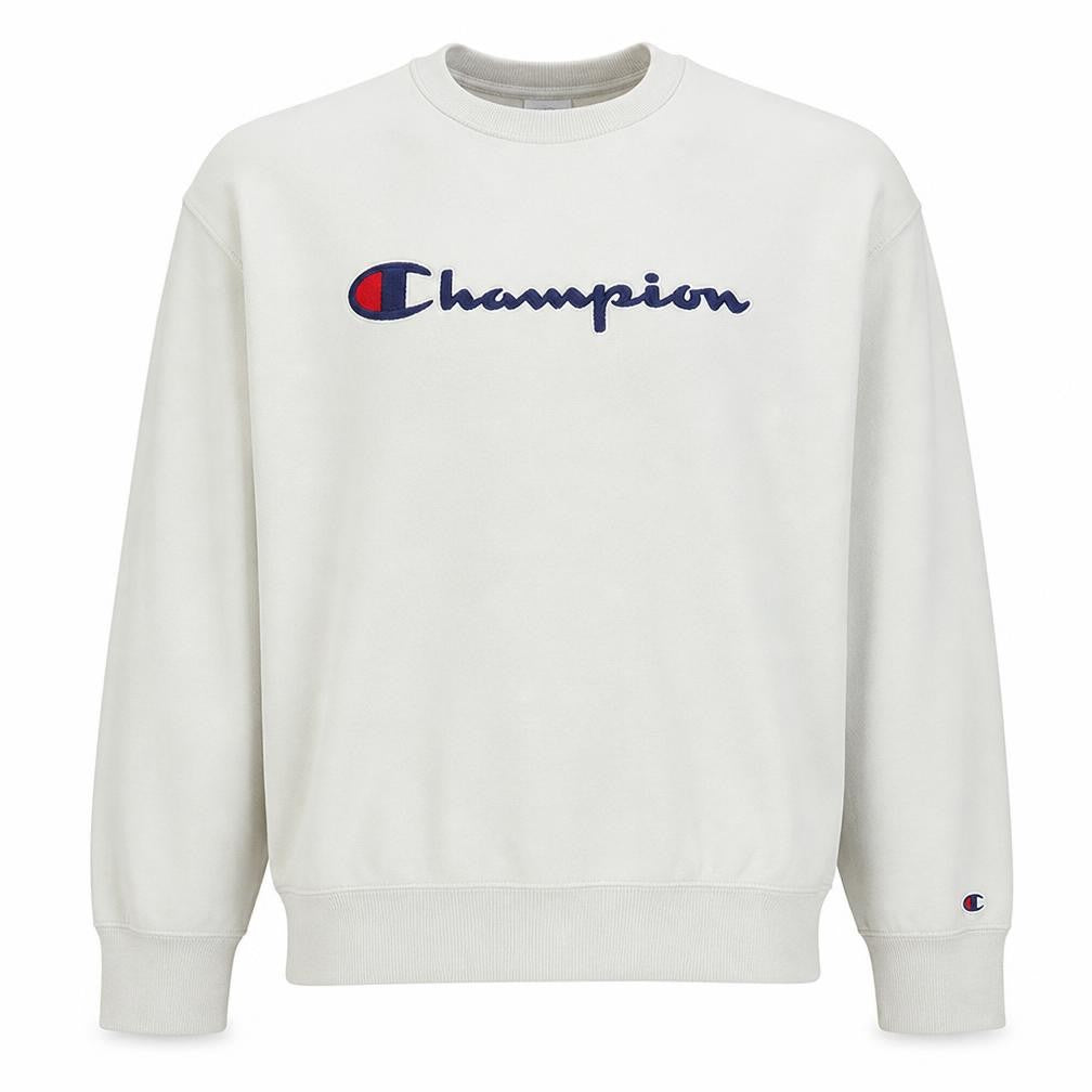 Mens UK Size XL Champion Beige Pullover Sweatshirt
