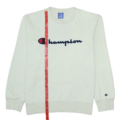 Mens UK Size XL Champion Beige Pullover Sweatshirt