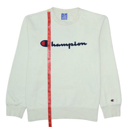 Mens UK Size XL Champion Beige Pullover Sweatshirt