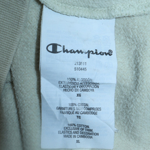Mens UK Size XL Champion Beige Pullover Sweatshirt