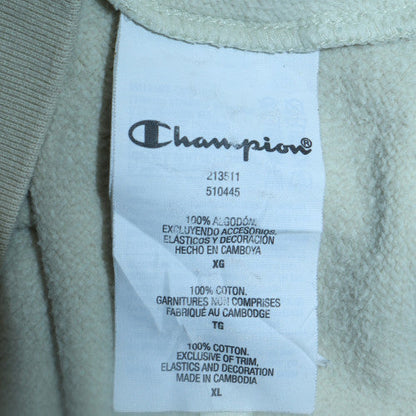 Mens UK Size XL Champion Beige Pullover Sweatshirt
