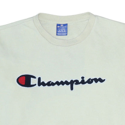 Mens UK Size XL Champion Beige Pullover Sweatshirt