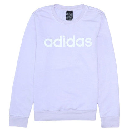 Womens UK Size S adidas Purple Pullover Sweatshirt