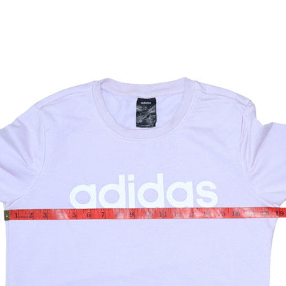 Womens UK Size S adidas Purple Pullover Sweatshirt