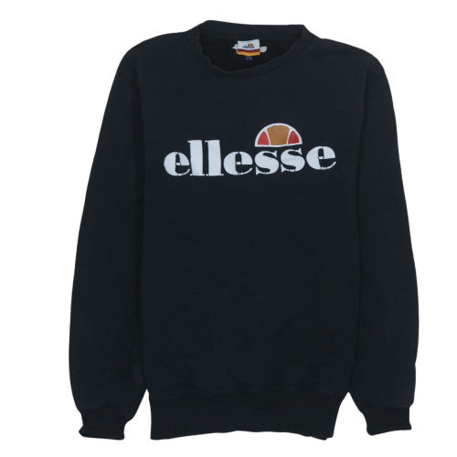 Womens UK Size 8 ellesse Black Pullover Sweatshirt