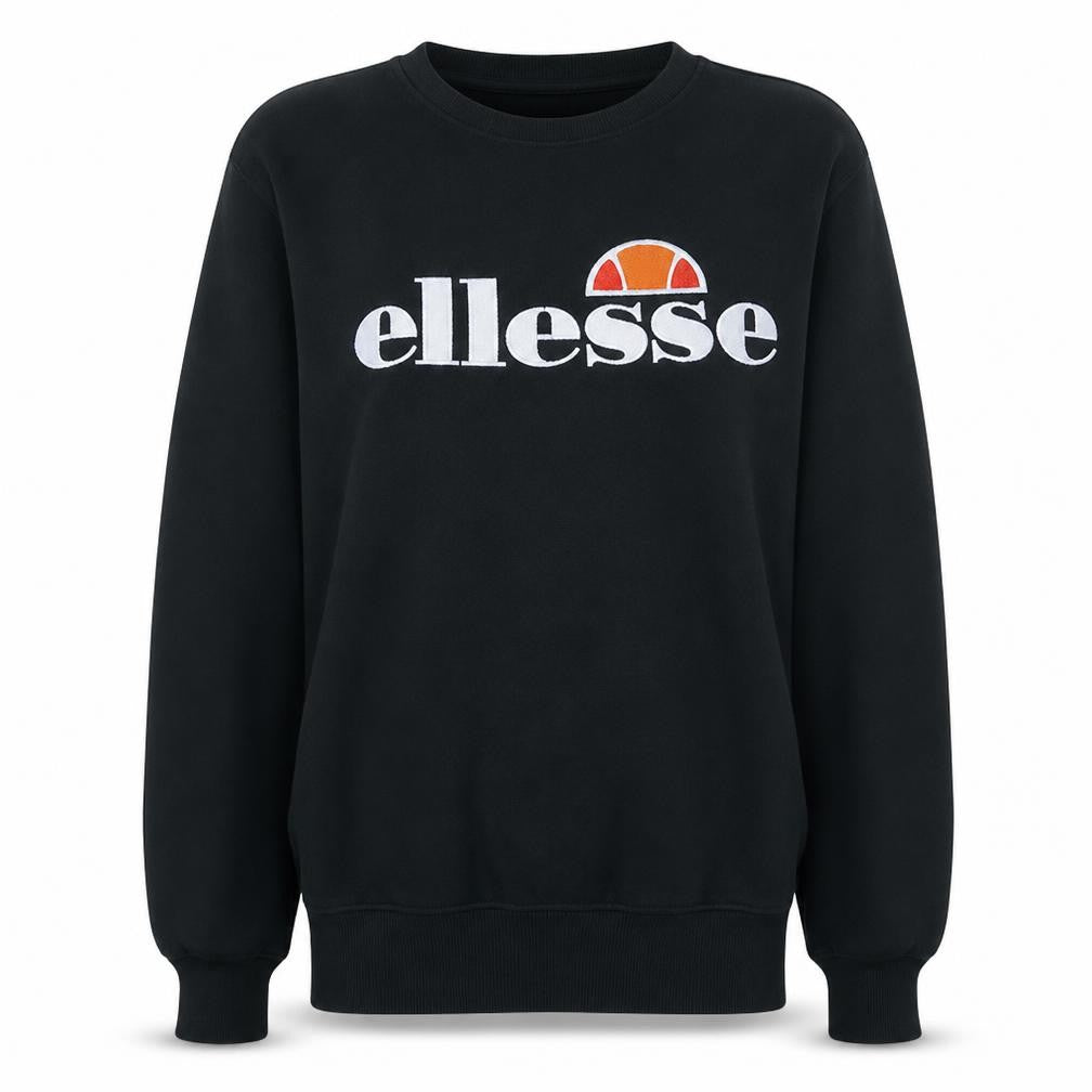 Womens UK Size 8 ellesse Black Pullover Sweatshirt
