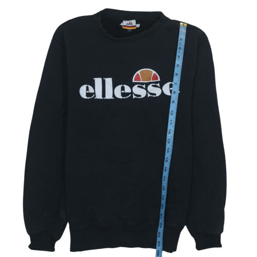 Womens UK Size 8 ellesse Black Pullover Sweatshirt