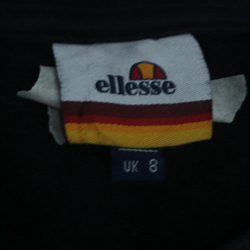 Womens UK Size 8 ellesse Black Pullover Sweatshirt