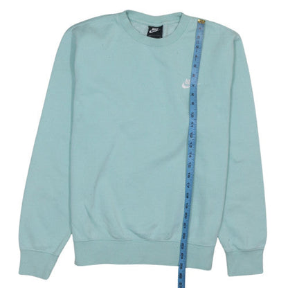 Womens UK Size S Nike Green Pullover Sweatshirt