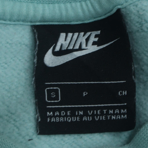 Womens UK Size S Nike Green Pullover Sweatshirt