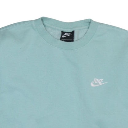 Womens UK Size S Nike Green Pullover Sweatshirt