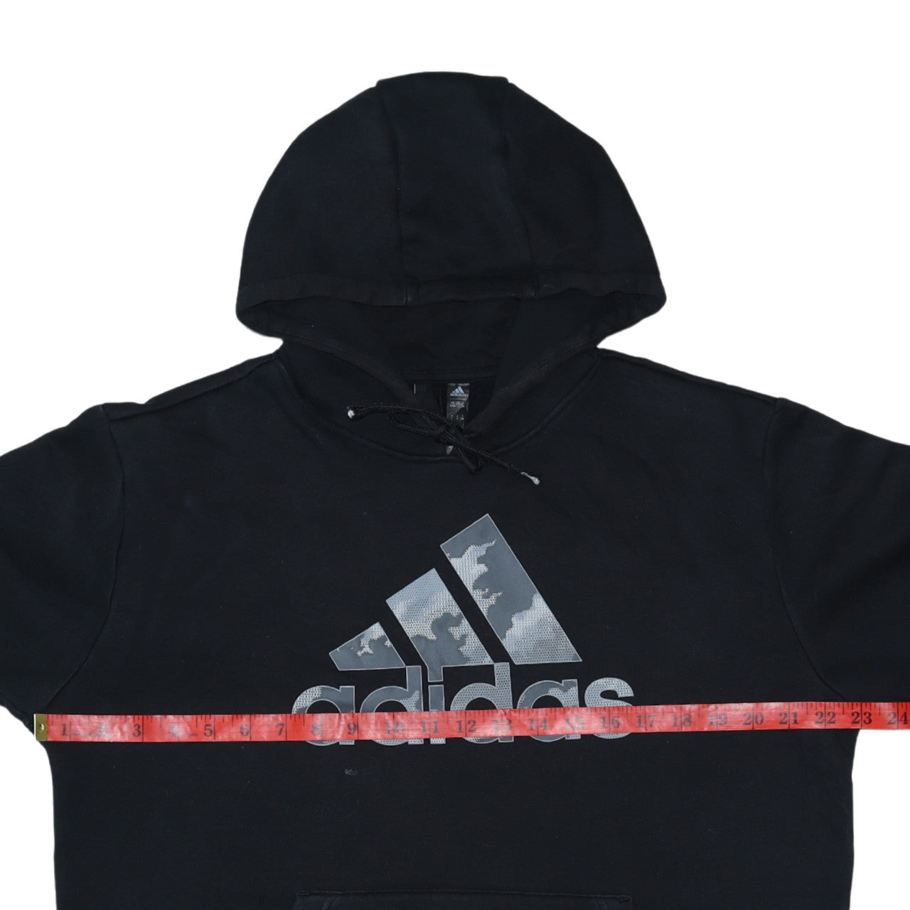 Mens UK Size L adidas Black Pullover Hoodie