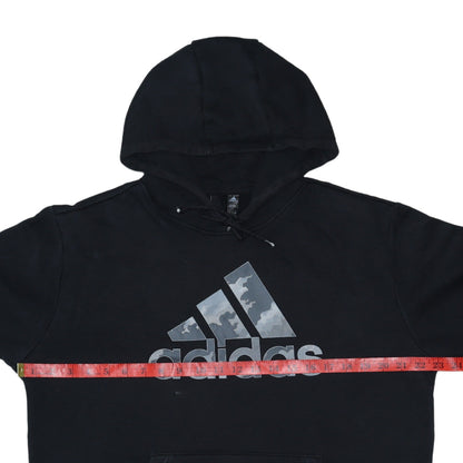 Mens UK Size L adidas Black Pullover Hoodie