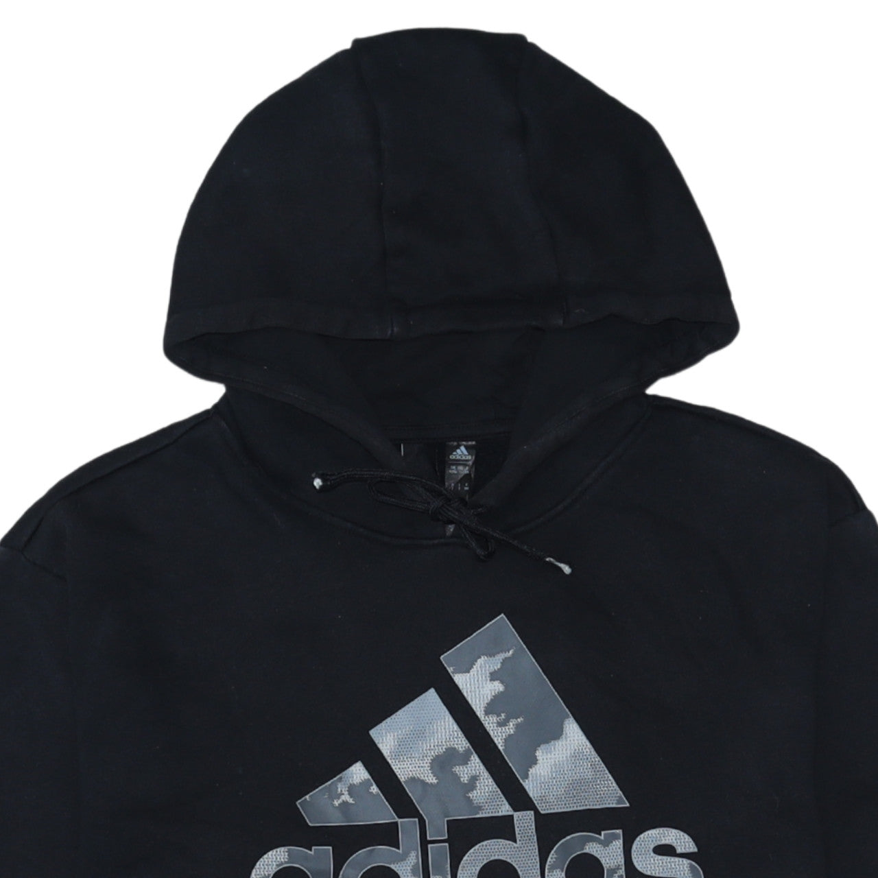 Mens UK Size L adidas Black Pullover Hoodie