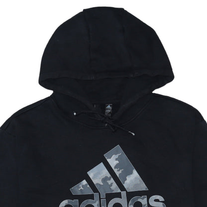 Mens UK Size L adidas Black Pullover Hoodie