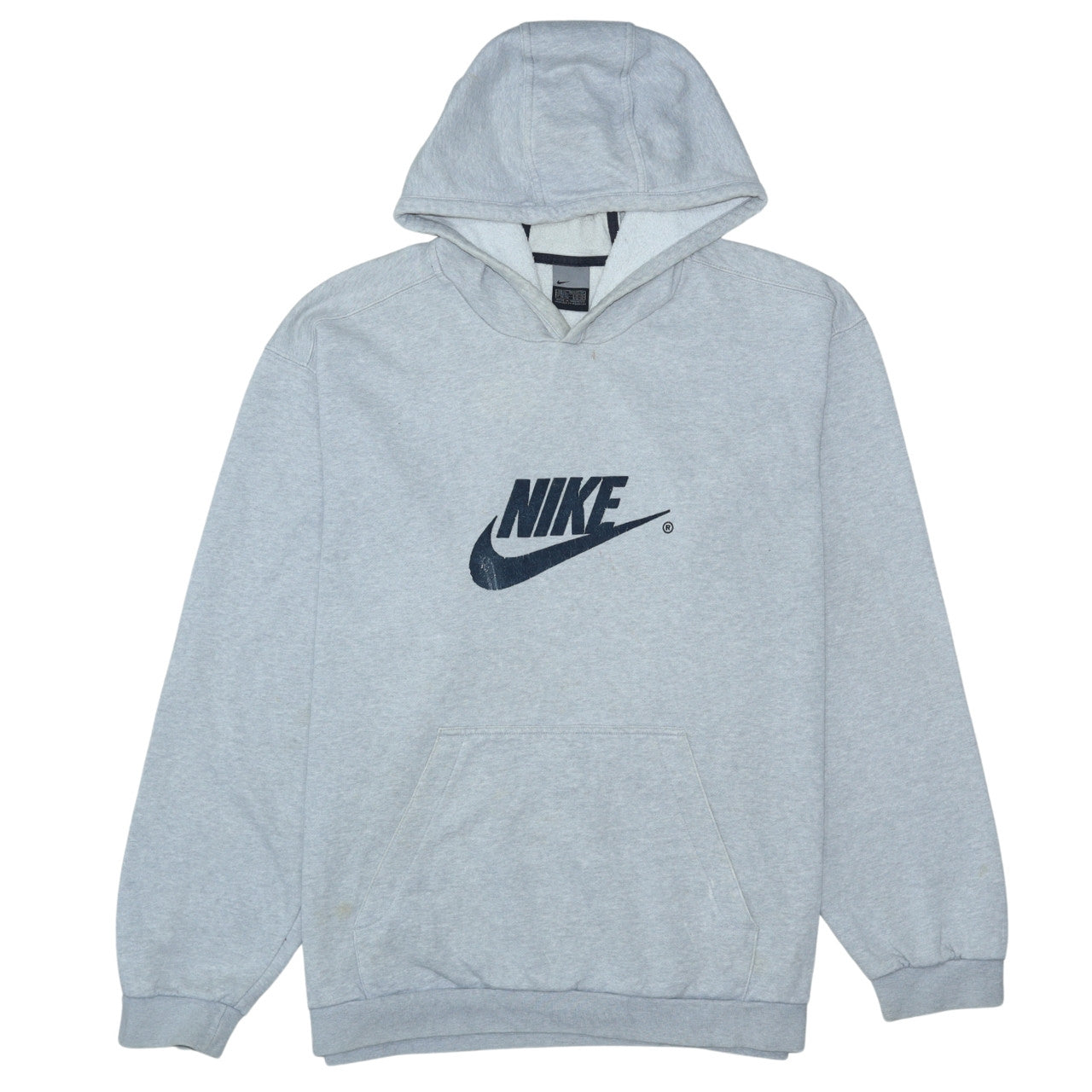Mens UK Size XL Nike Grey Pullover Hoodie