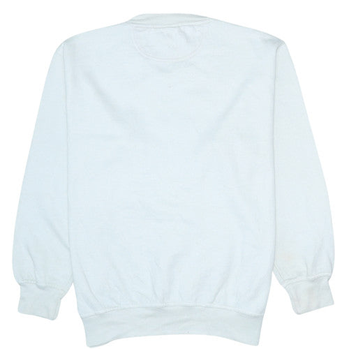 Mens UK Size M Paul & Shark White Pullover Sweatshirt
