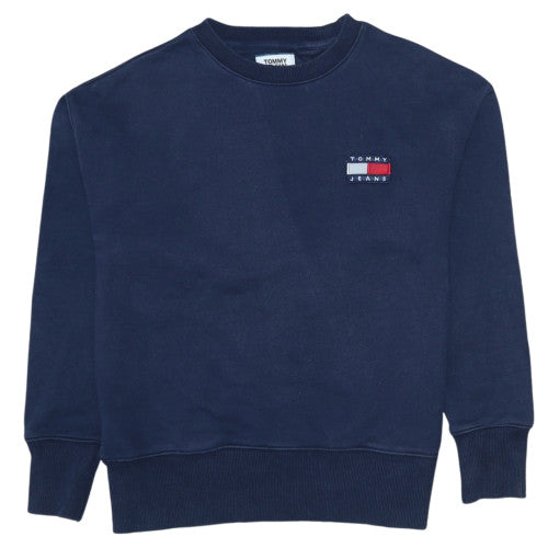 Mens UK Size XS Tommy Jeans Blue Pullover Sweatshirt