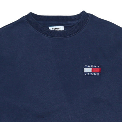 Mens UK Size XS Tommy Jeans Blue Pullover Sweatshirt