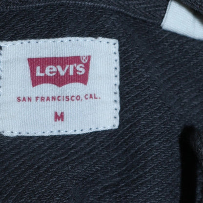 Mens UK Size M Levi's Black Pullover Hoodie