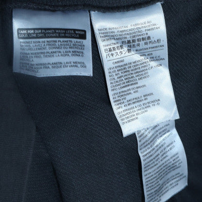 Mens UK Size M Levi's Black Pullover Hoodie