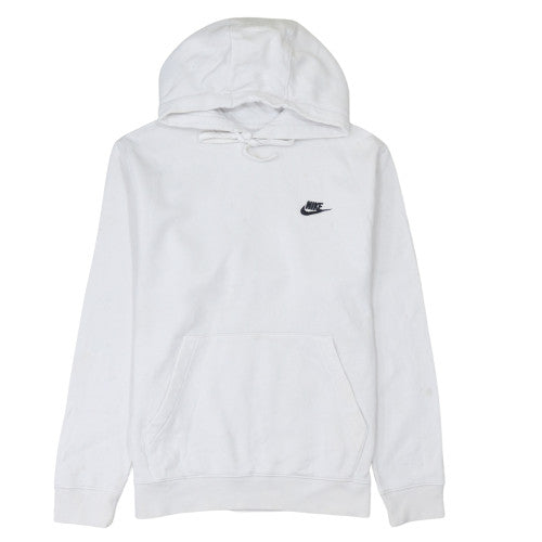 Mens UK Size M Nike White Pullover Hoodie