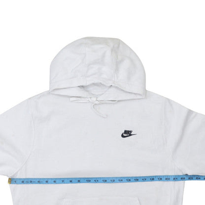 Mens UK Size M Nike White Pullover Hoodie