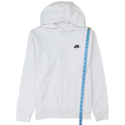 Mens UK Size M Nike White Pullover Hoodie