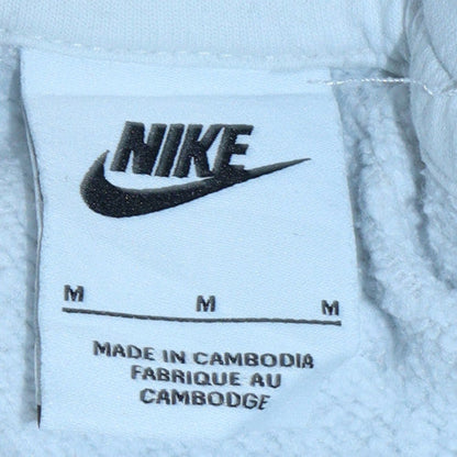 Mens UK Size M Nike White Pullover Hoodie