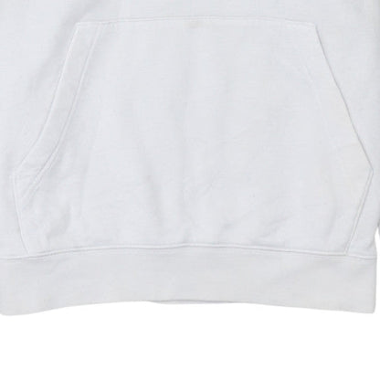 Mens UK Size M Nike White Pullover Hoodie