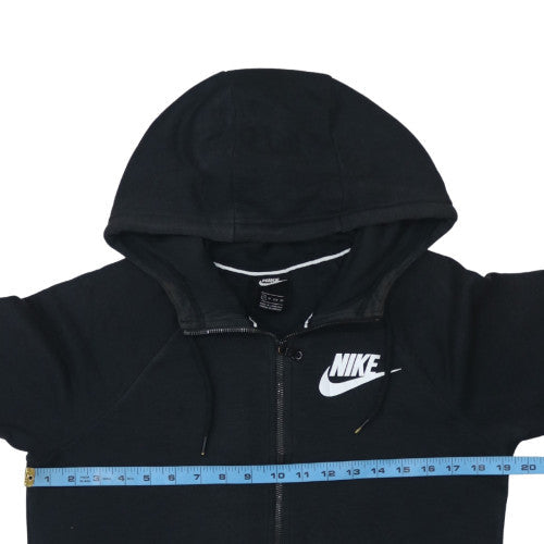 Mens UK Size S Nike Black Full Zip Hoodie