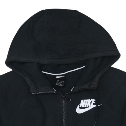 Mens UK Size S Nike Black Full Zip Hoodie