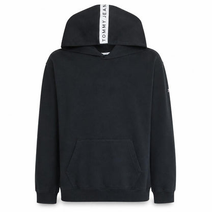 Mens UK Size M Tommy Jeans Black Pullover Hoodie
