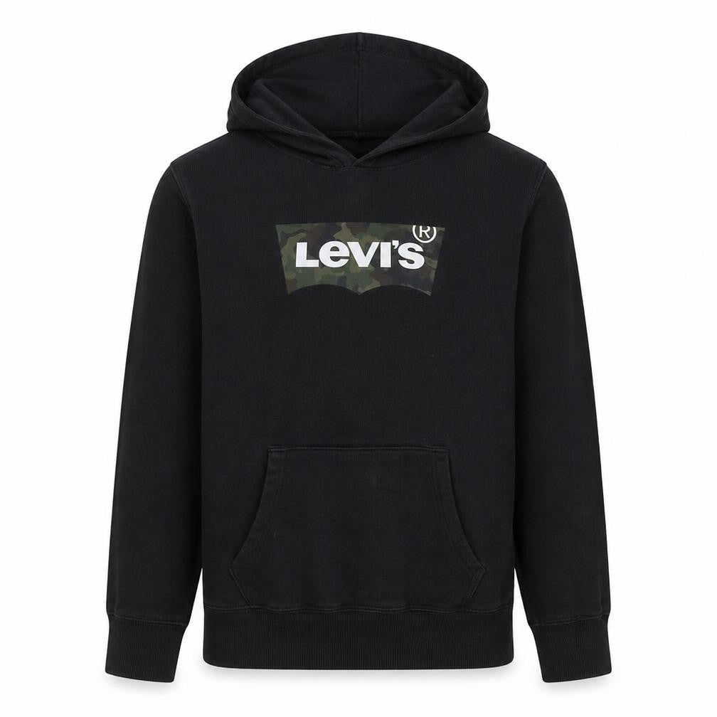 Mens UK Size L Levi's Black Pullover Hoodie