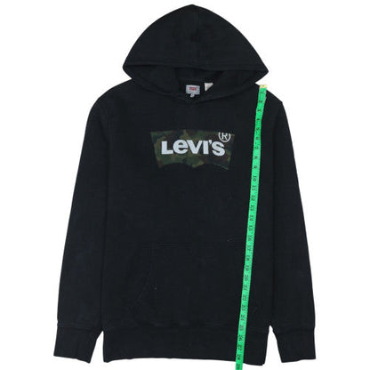 Mens UK Size L Levi's Black Pullover Hoodie