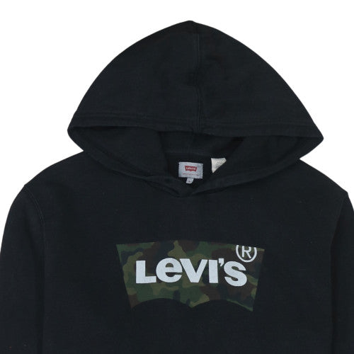 Mens UK Size L Levi's Black Pullover Hoodie