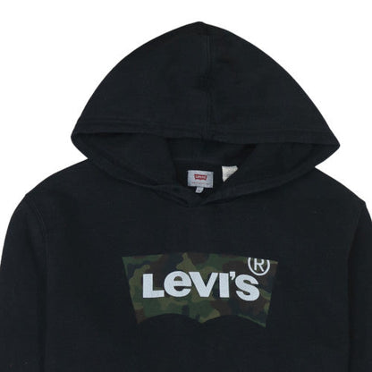 Mens UK Size L Levi's Black Pullover Hoodie
