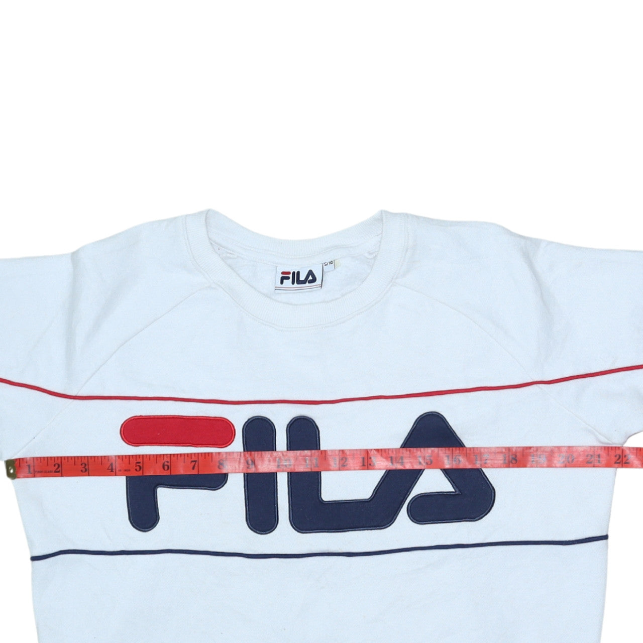 Womens UK Size 10 FILA White Pullover Sweatshirt